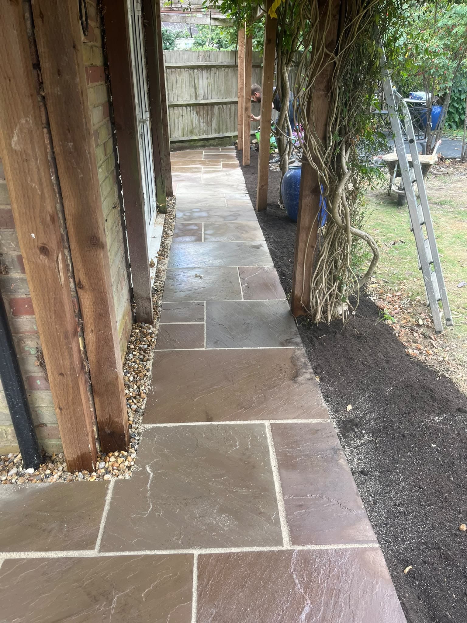 Gardening — after